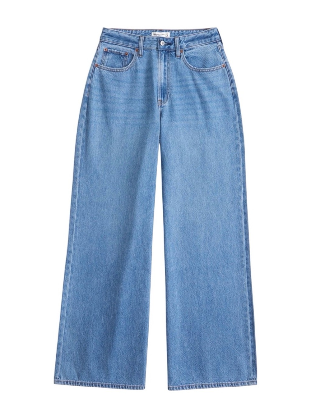 CURVE LOVE • Classic Wide-Leg Light Blue Jeans - Women